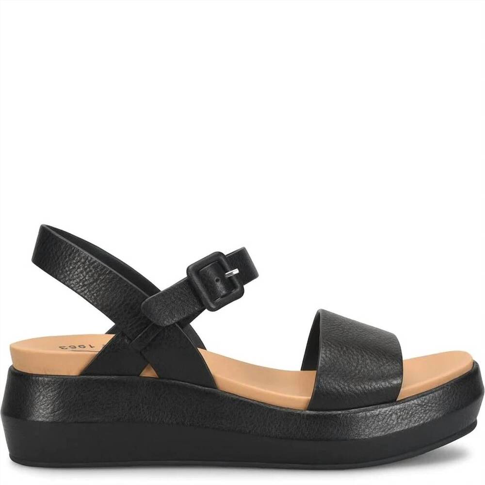 NEW KORK-EASE women's hallie sandal in black